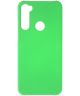 Xiaomi Redmi Note 8T Rubber Coat Hard Hoesje Groen