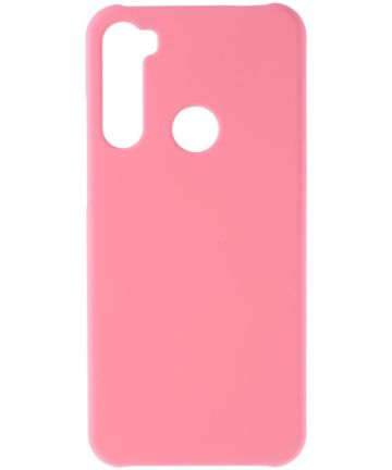 Xiaomi Redmi Note 8T Rubber Coat Hard Hoesje Roze Hoesjes