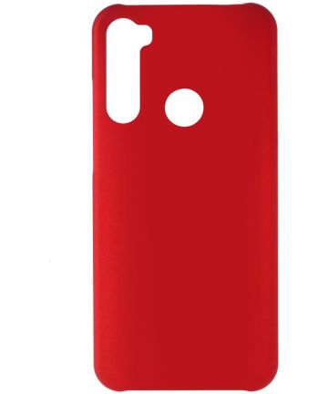 Xiaomi Redmi Note 8T Rubber Coat Hard Hoesje Rood Hoesjes