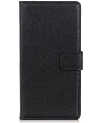 Sony Xperia 1 II Portemonnee Hoesje Voor Pasjes Kunst Leer Zwart Hoesjes