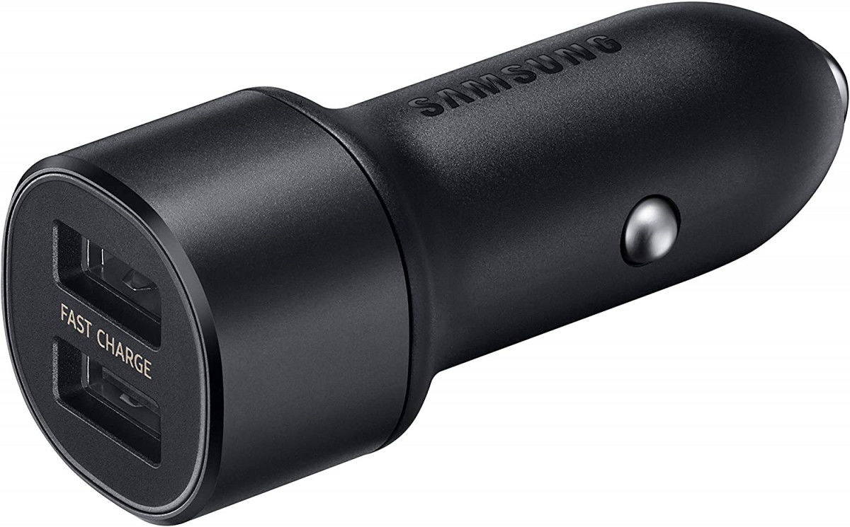 Originele Samsung Duo 15W Fast Charge Autolader met Combo Kabel Zwart afbeelding 3
