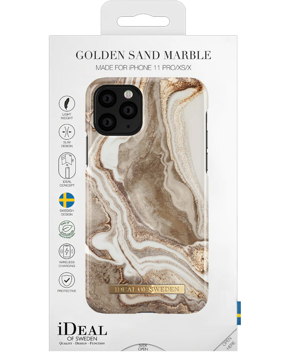 iDeal of Sweden Fashion Apple iPhone 11 Pro Hoesje Golden Sand Marble afbeelding 5