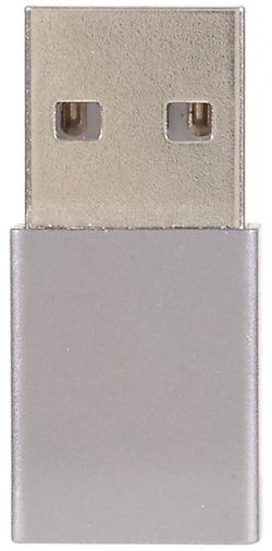 Universele USB-A naar USB-C Converter/Adapter Grijs afbeelding 3