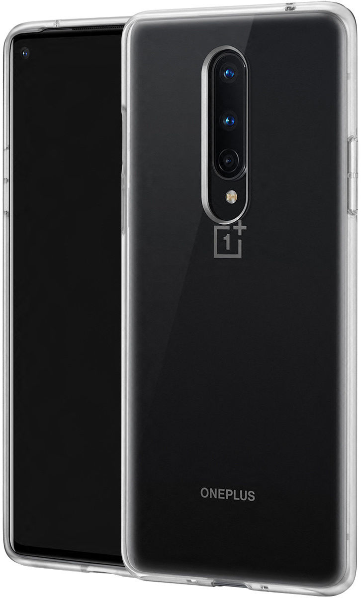 Originele OnePlus Bumper Case OnePlus 8 Hoesje Siliconen Transparant afbeelding 1