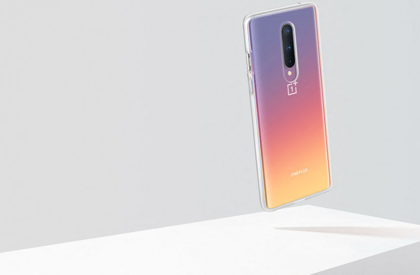 Originele OnePlus Bumper Case OnePlus 8 Hoesje Siliconen Transparant afbeelding 4