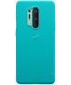 OnePlus 8 Pro Hoesje Bumper Case Sandstone Cyaan