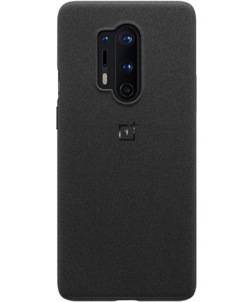 OnePlus 8 Pro Hoesje Bumper Case Sandstone Black Hoesjes