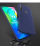 Motorola Moto G8 power Twill Slim Texture Back Cover Blauw
