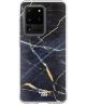 HappyCase Samsung Galaxy S20 Ultra Hoesje TPU Donker Marmer Print