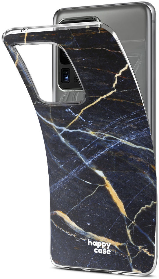 HappyCase Samsung Galaxy S20 Ultra Hoesje TPU Donker Marmer Print afbeelding 6