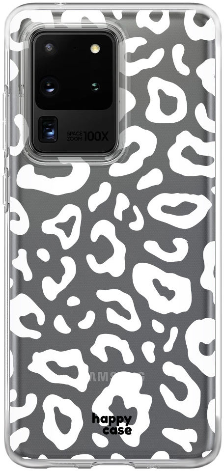 HappyCase Samsung Galaxy S20 Ultra Hoesje Flexibel TPU Luipaard Print afbeelding 1