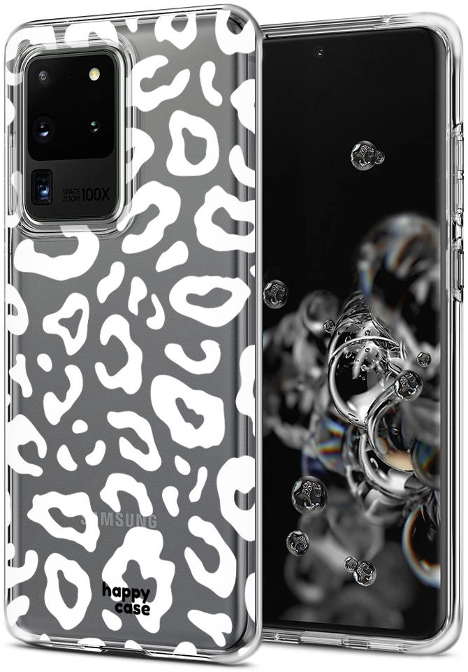 HappyCase Samsung Galaxy S20 Ultra Hoesje Flexibel TPU Luipaard Print afbeelding 2