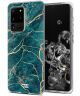 HappyCase Samsung Galaxy S20 Ultra Hoesje Flexibel TPU Aqua Marmer