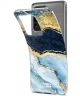 HappyCase Samsung Galaxy S20 Ultra Hoesje Flexibel TPU Blauw Marmer
