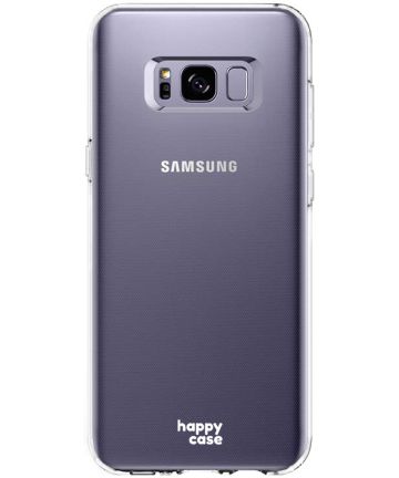 HappyCase Samsung Galaxy S8 Hoesje Flexibel TPU Clear Print Hoesjes