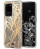 HappyCase Samsung Galaxy S20 Ultra Hoesje Flexibel TPU Golden Leaves