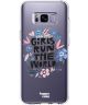 HappyCase Samsung Galaxy S8 Hoesje TPU Quote Print