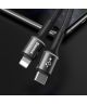 Baseus Halo Quick Charge Apple Lightning Lichtgevende Kabel 1m Zwart