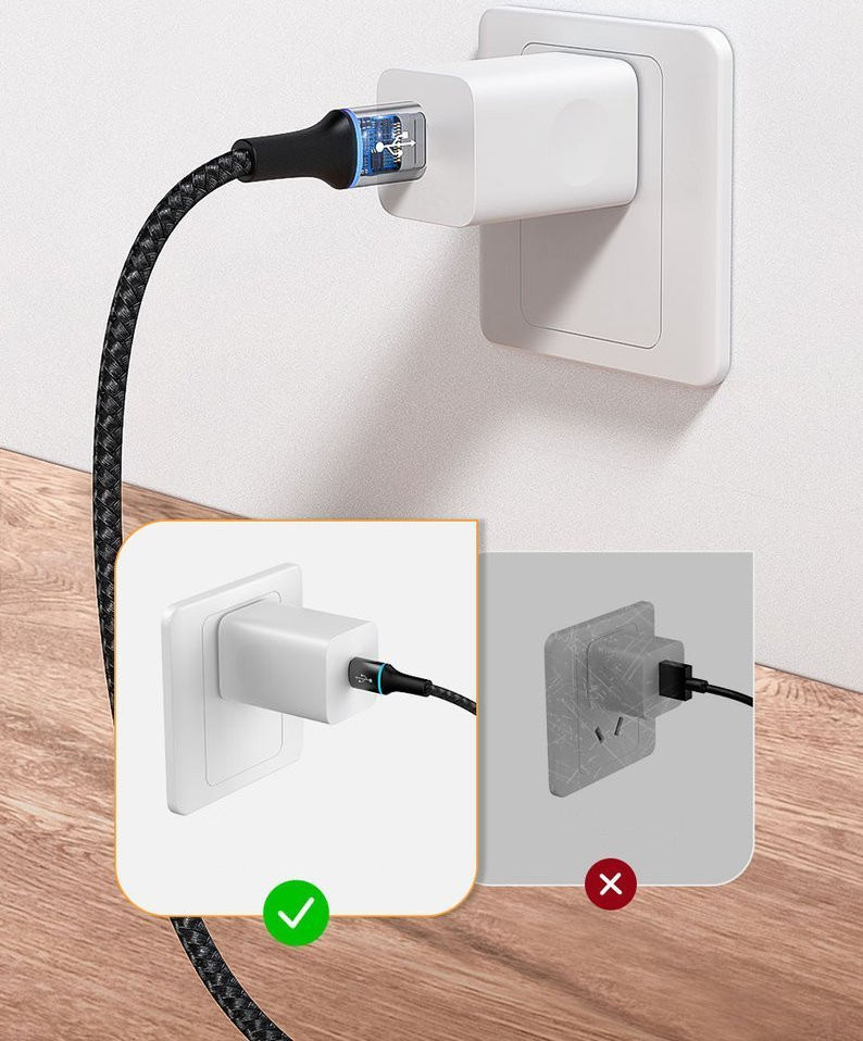 Baseus Halo  Quick Charge Apple Lightning Kabel 1m Zwart afbeelding 12