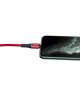 Baseus Halo Quick Charge Apple Lightning Lichtgevende Kabel 1m Rood