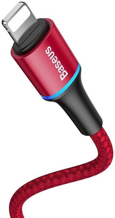 Baseus Halo Quick Charge Apple Lightning 1m Rood afbeelding 3
