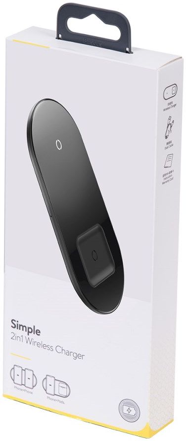 Baseus 2-in-1 Draadloze Snellader 20W voor Smartphone/AirPods afbeelding 15