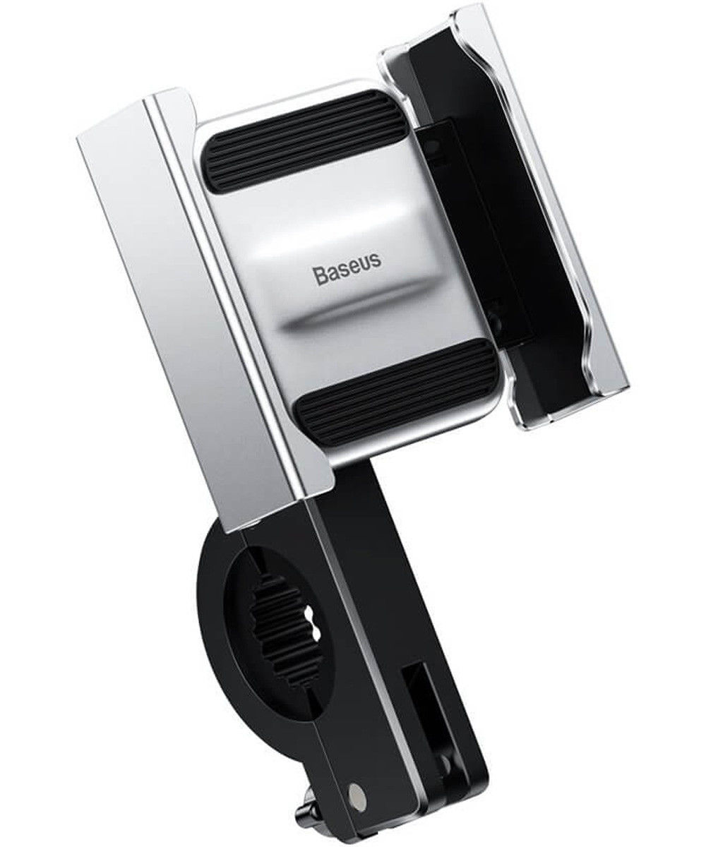 Baseus Knight Telefoonhouder Fiets/Motor/Scooter Stuur/Spiegel Zilver afbeelding 4