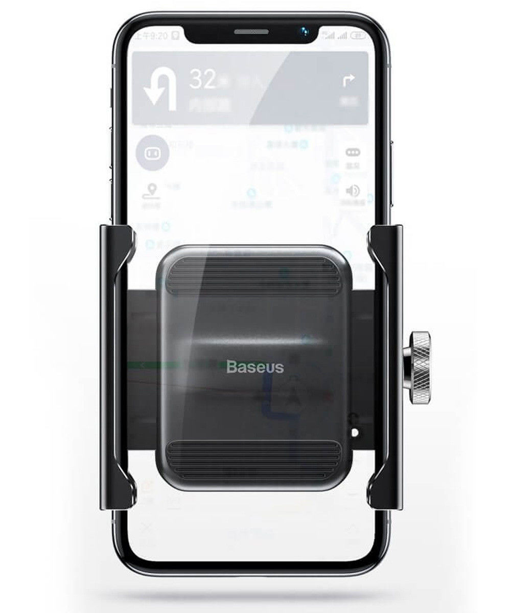 Baseus Knight Telefoonhouder Fiets/Motor/Scooter Stuur/Spiegel Zilver afbeelding 6
