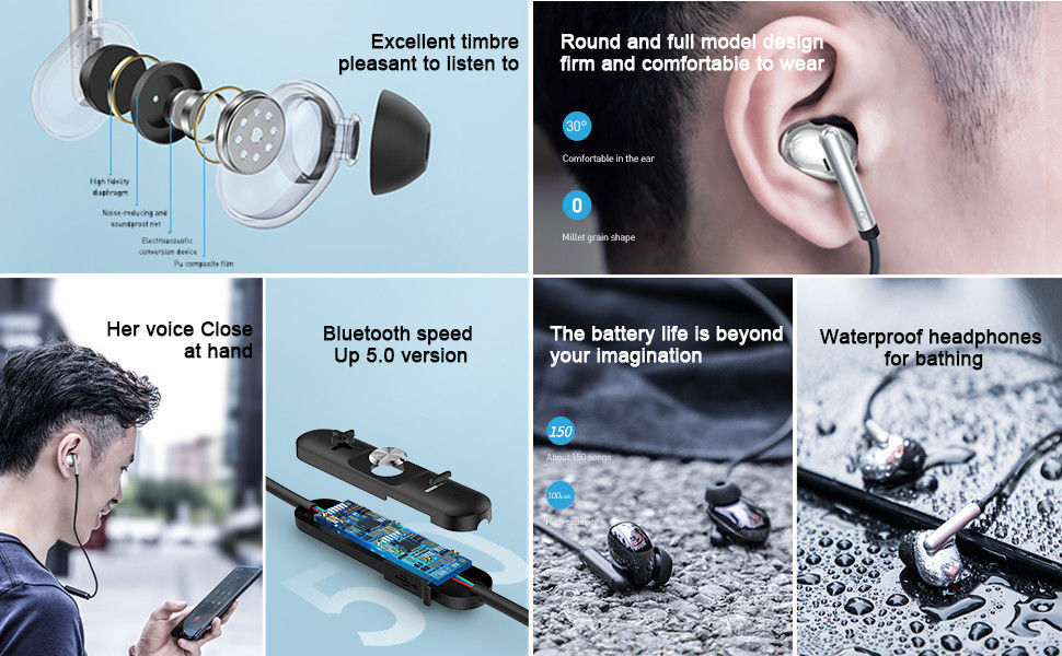 Baseus Encok S30 Draadloze Waterbestendige Headset Zwart afbeelding 11