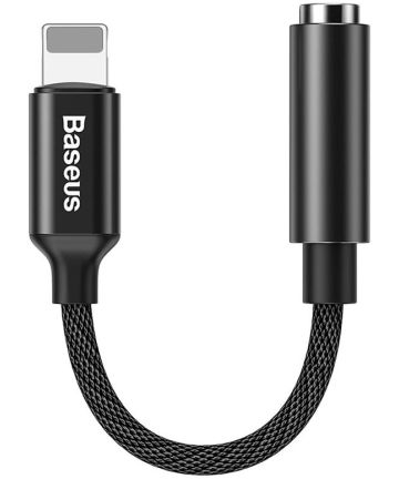 Baseus iP Lightning naar 3.5mm Jack Zwart Kabels