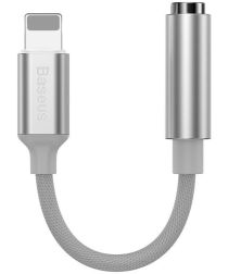 Baseus iP Apple Lightning naar 3.5mm Jack Grijs