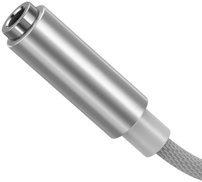 Baseus iP Lightning naar 3.5mm Jack Grijs afbeelding 6