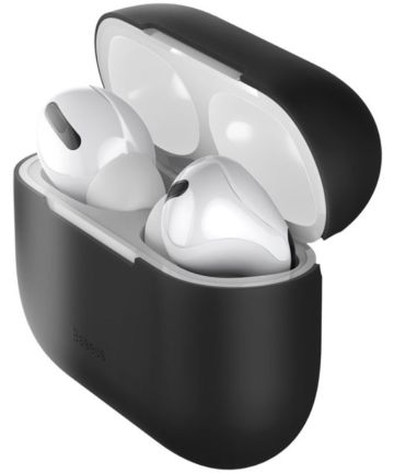 Baseus Ultradun Siliconen Apple AirPods Pro Hoesje Zwart Hoesjes
