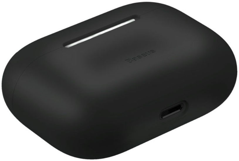Baseus Ultradun Siliconen Apple AirPods Pro Hoesje Zwart afbeelding 10