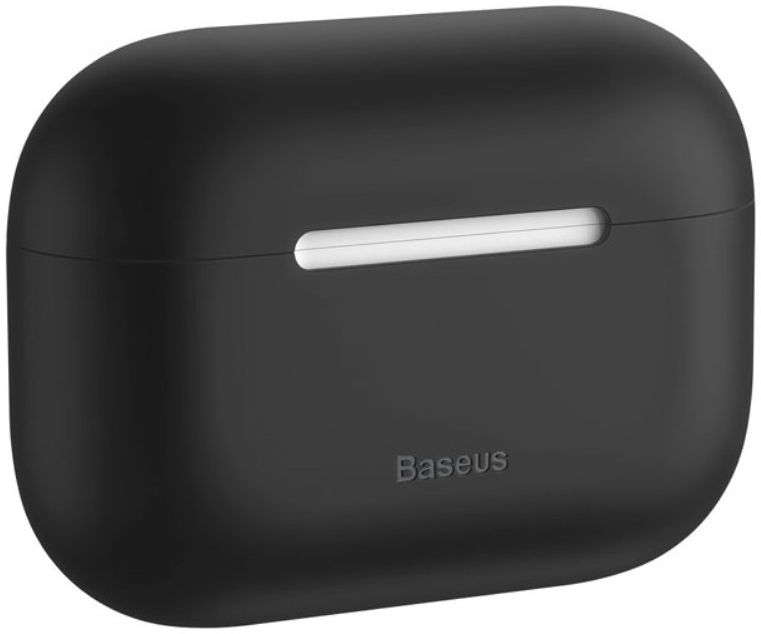 Baseus Ultradun Siliconen Apple AirPods Pro Hoesje Zwart afbeelding 2