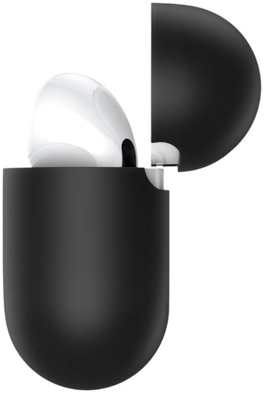 Baseus Ultradun Siliconen Apple AirPods Pro Hoesje Zwart afbeelding 9