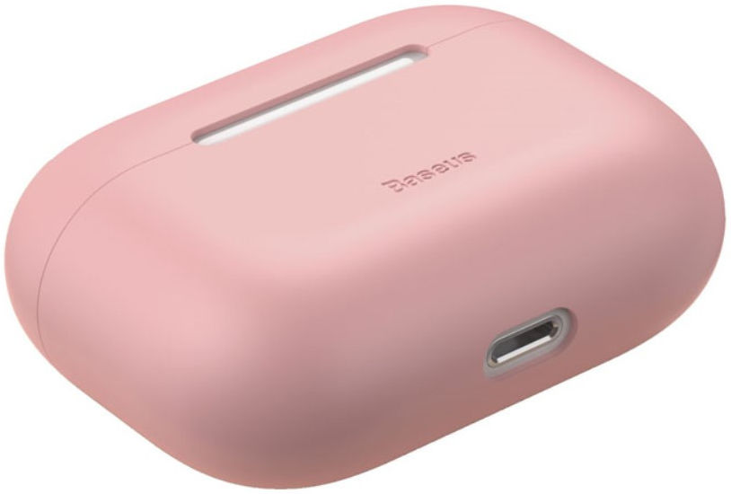 Baseus Ultradun Siliconen Apple AirPods Pro Hoesje Roze afbeelding 10
