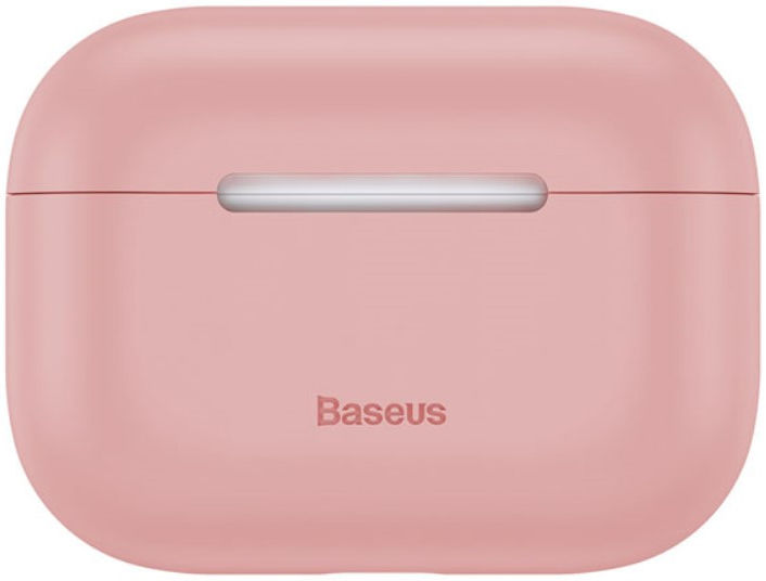 Baseus Ultradun Siliconen Apple AirPods Pro Hoesje Roze afbeelding 8