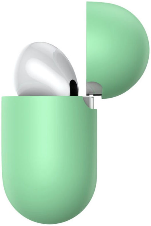 Baseus Ultradun Siliconen Apple AirPods Pro Hoesje Groen afbeelding 9