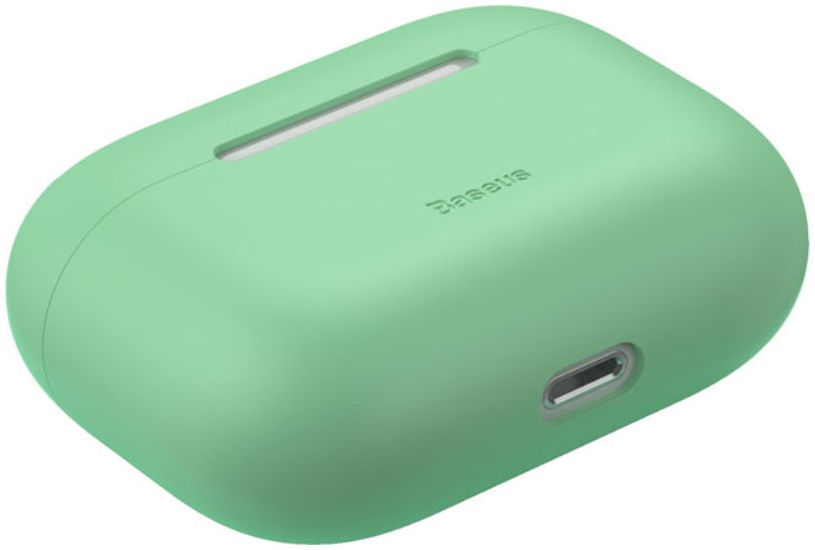 Baseus Ultradun Siliconen Apple AirPods Pro Hoesje Groen afbeelding 10