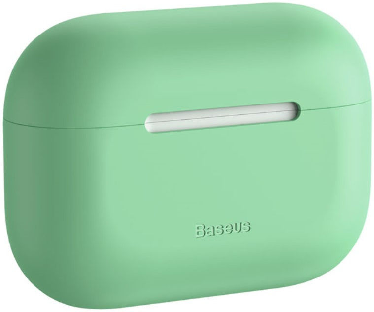 Baseus Ultradun Siliconen Apple AirPods Pro Hoesje Groen afbeelding 2
