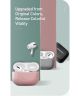 Baseus Ultradun Siliconen Apple AirPods Pro Hoesje Roze Grijs