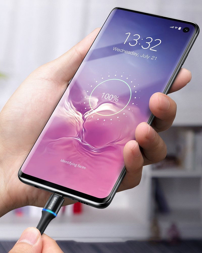 Baseus Halo Series Quick Charge USB-C naar USB-C Kabel 1m Zwart afbeelding 10