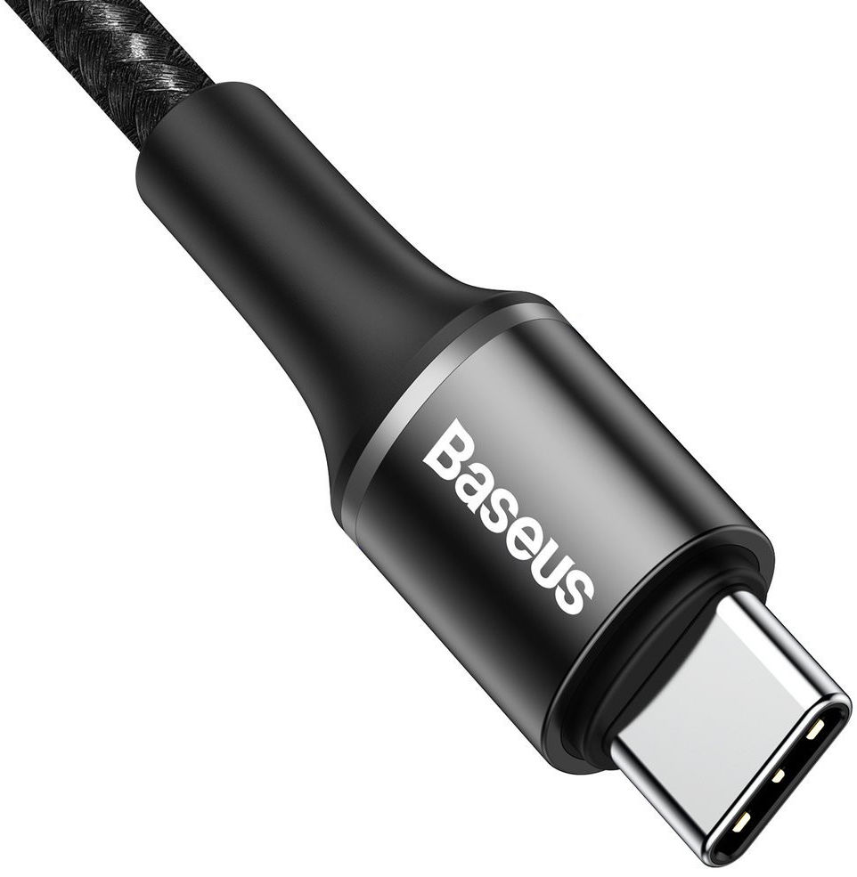 Baseus Halo Series Quick Charge USB-C naar USB-C Kabel 1m Zwart afbeelding 4