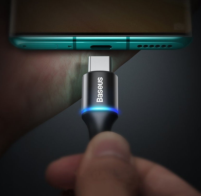 Baseus Halo Series Quick Charge USB-C naar USB-C Kabel 1m Zwart afbeelding 8