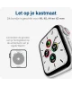 Apple Watch Bandje - 1-9/SE/Ultra 49MM/45MM/44MM/42MM - Schakelband RVS - Zwart