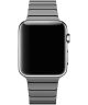Apple Watch 45MM / 44MM / 42MM Bandje Luxe Schakelband Roestvrij Staal Zwart