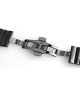 Apple Watch 45MM / 44MM / 42MM Bandje Luxe Schakelband RVS Zwart
