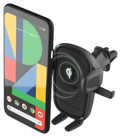 iOttie Easy One Telefoonhouder Auto Ventilatierooster/CD-Speler met Opladen 10W afbeelding 2