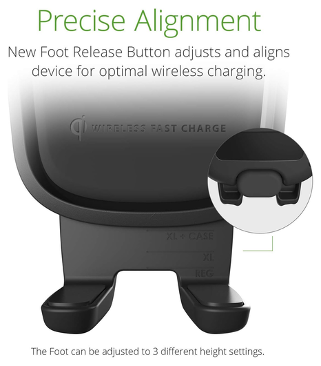 iOttie Easy One Telefoonhouder Auto Ventilatierooster/CD-Speler met Opladen 10W afbeelding 6